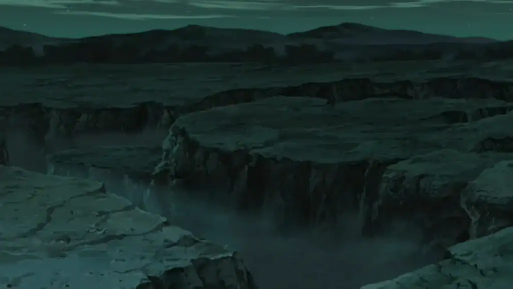Le Pays de l'Eau dans Naruto 1 carte