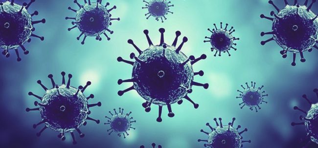 Image of virus for blog on genital herpes