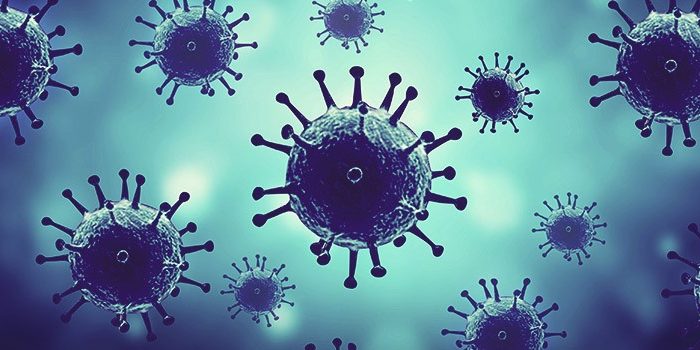 Image of virus for blog on genital herpes
