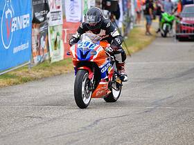 Course de côte en moto