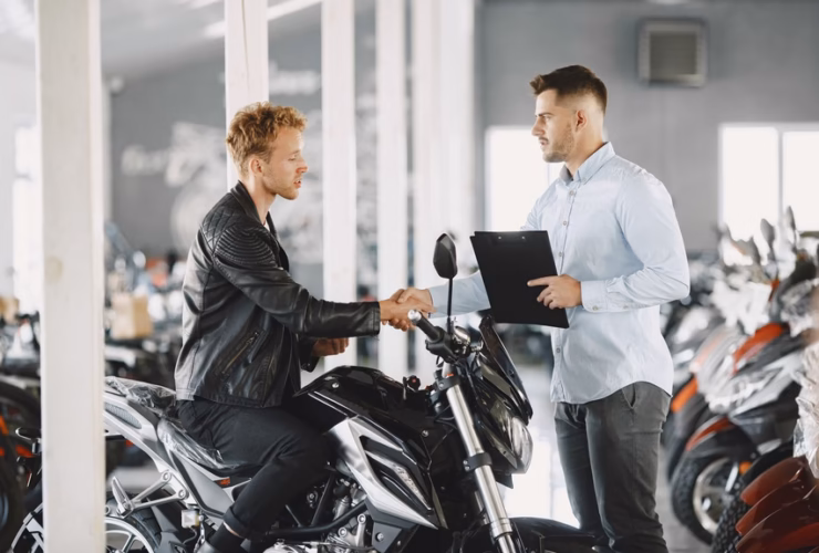 Vente de moto sans contrôle technique en l'état