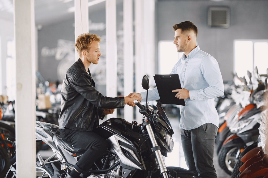 Vente de moto sans contrôle technique en l'état