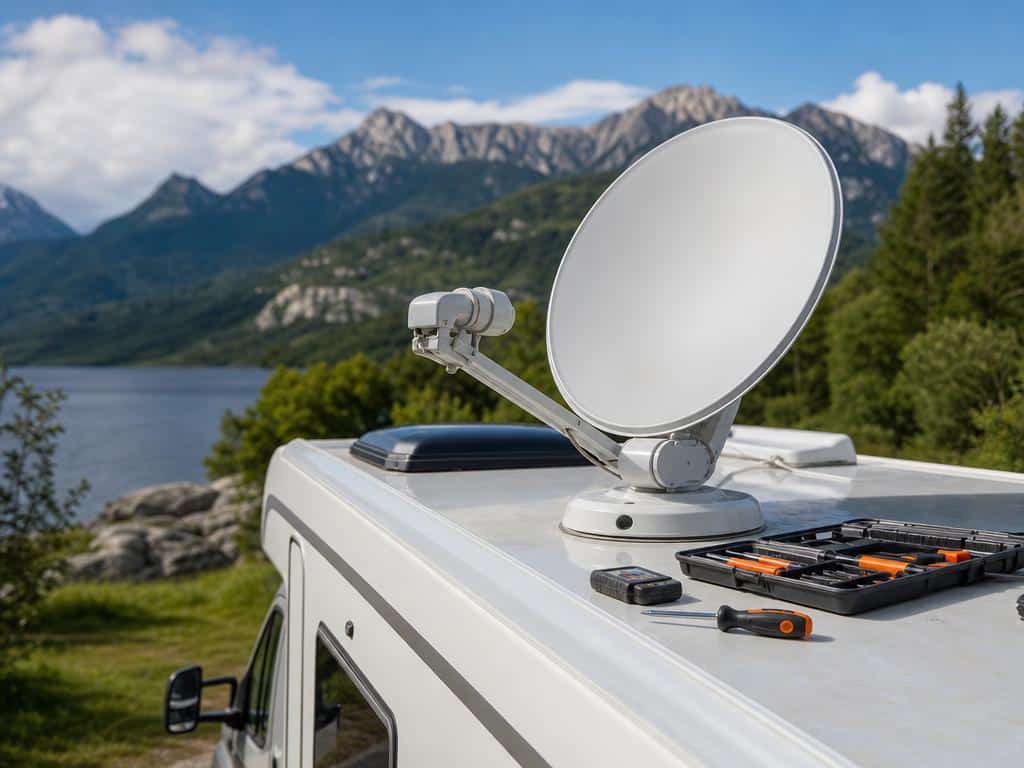 probleme parabole automatique camping car