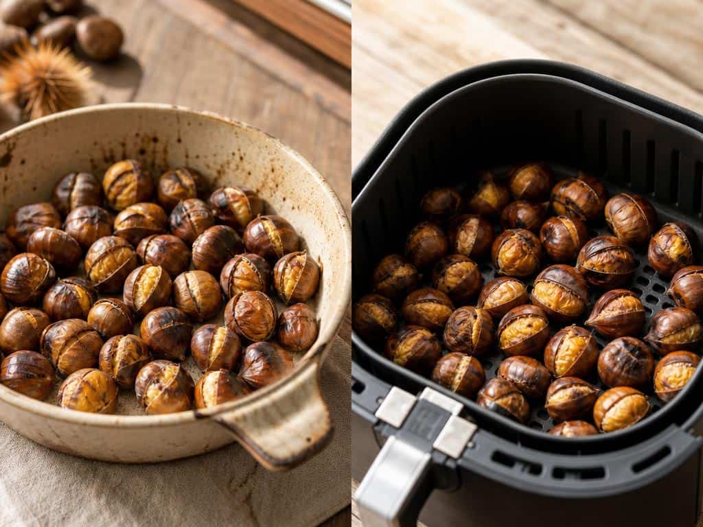 cuire des chataignes au air fryer