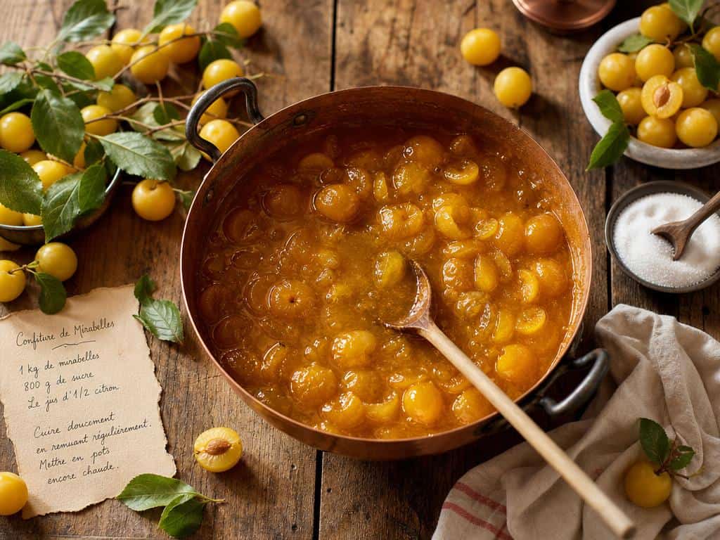 confiture de mirabelles pas trop sucrée thermomix