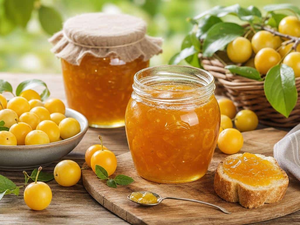 confiture de mirabelles pas trop sucrée