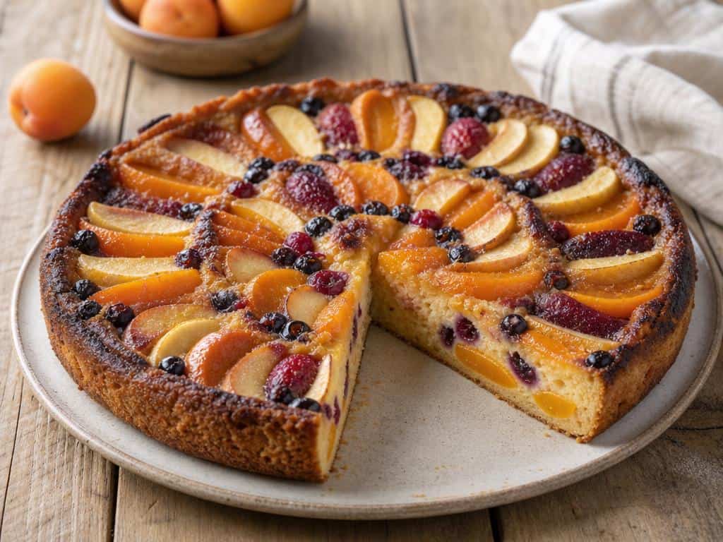 far breton recette de grand mère aux abricots