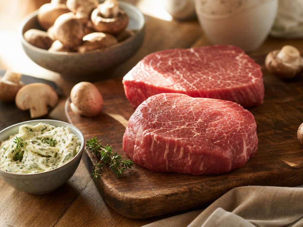 recette filet mignon au boursin et champignons facile