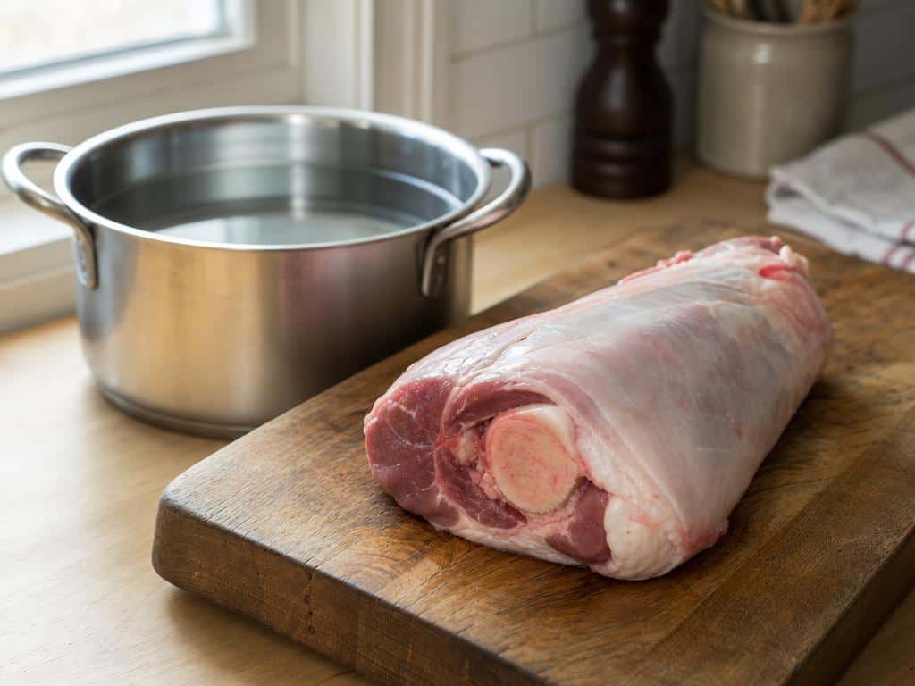 fraise de veau cuisson court-bouillon cocotte minute