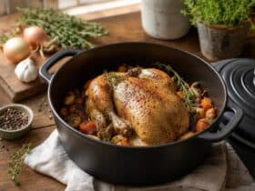 temps de cuisson pintade 1 kg 500 en cocotte