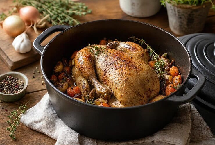 temps de cuisson pintade 1 kg 500 en cocotte