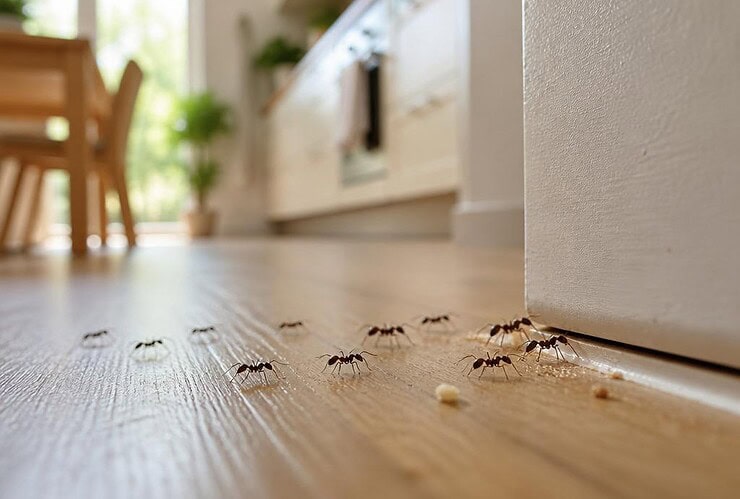 fourmis dans la maison signification