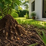 termites dans jardin mais pas dans maison