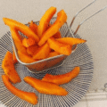 Frites d&rsquo;Halloween ou tout simplement frites de potimarron