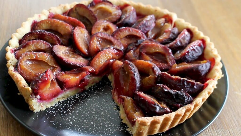 tarte aux prunes pate brisee Recette de la tarte aux prunes à la pâte brisée