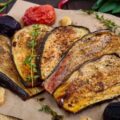 comment faire griller des aubergines au four