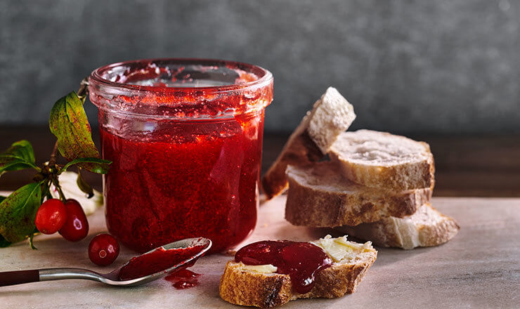 gelée de cornouilles