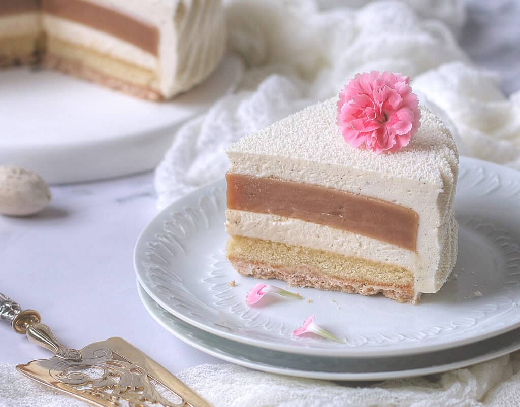 entremets à la vanille
