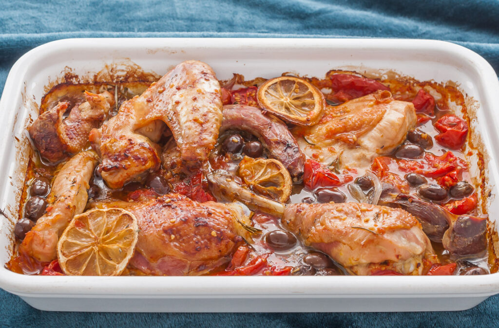 cuisses de poulet mariner