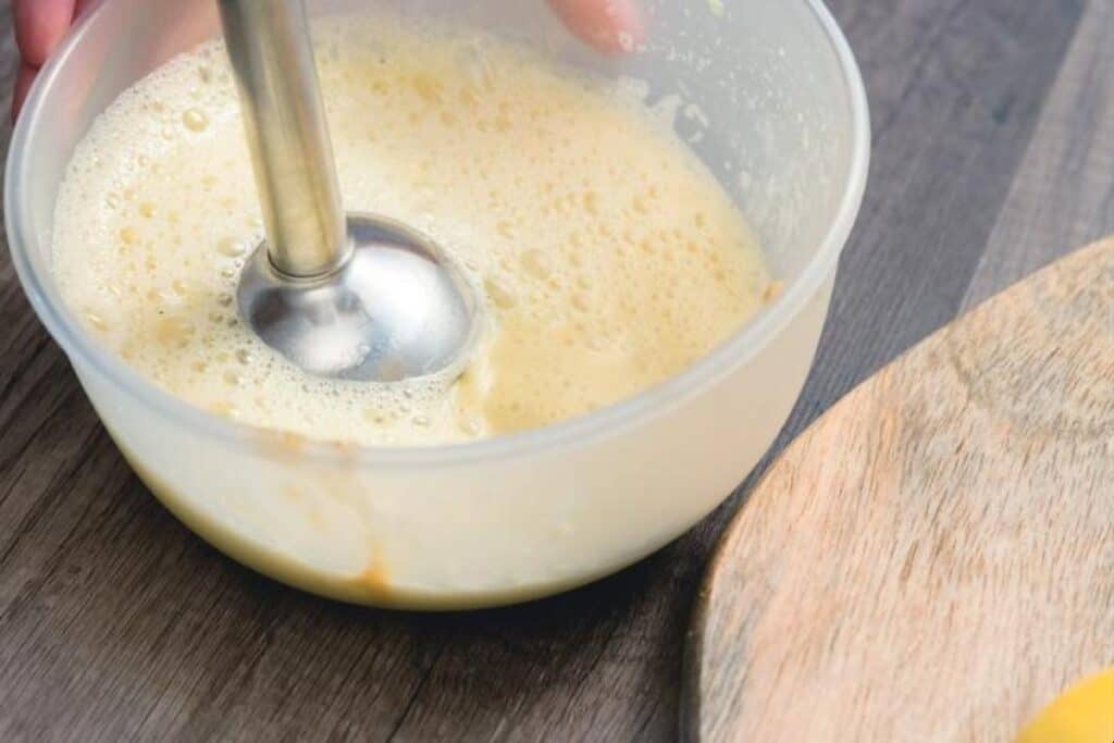 mayonnaise trop liquide