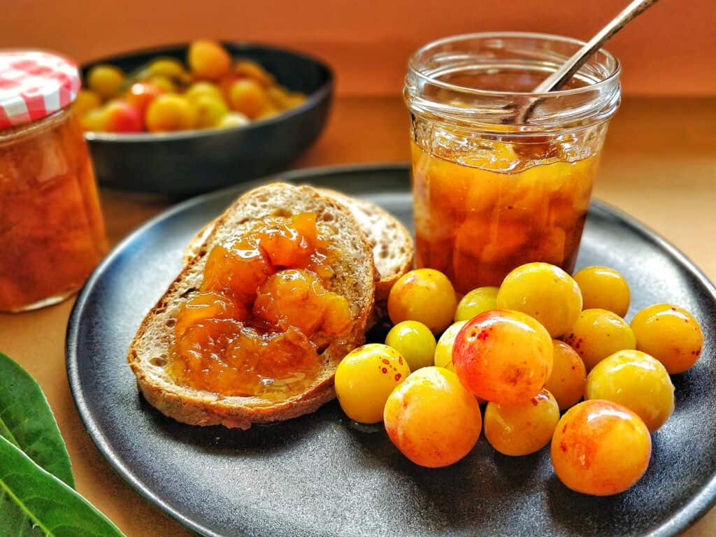 confiture de mirabelles pas trop sucrée
