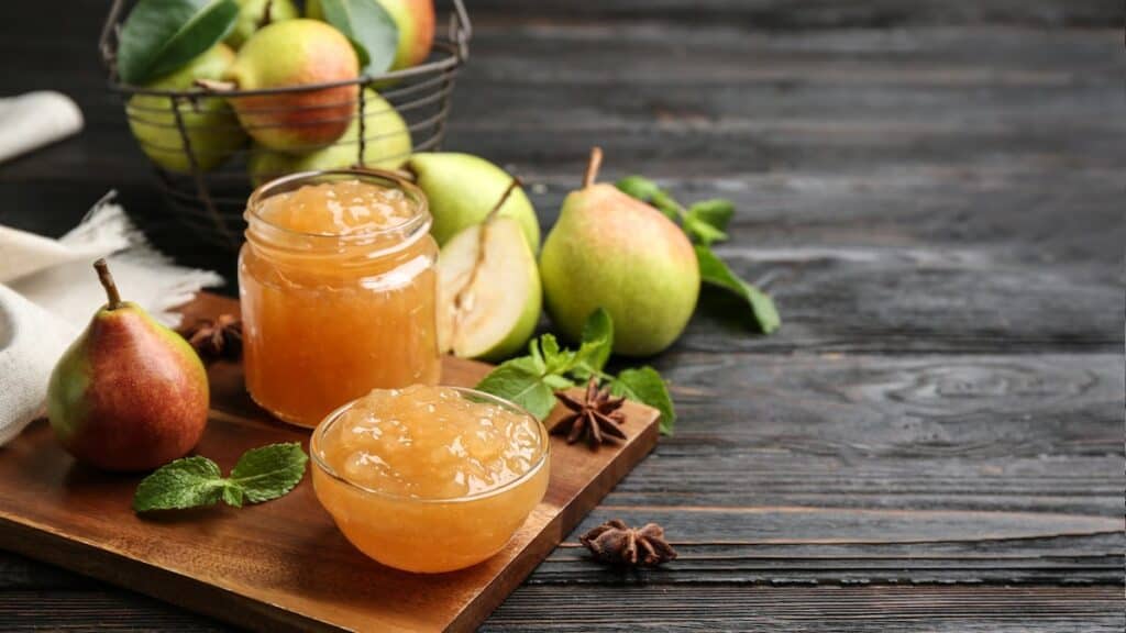 recette confiture de poire