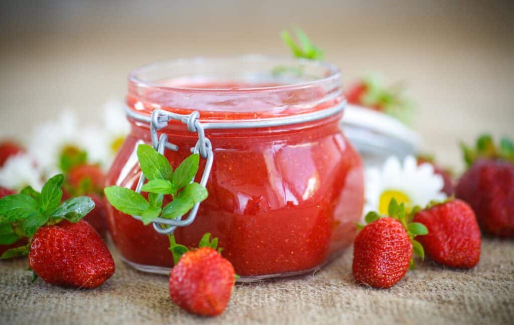 confiture fraise menthe agar agar
