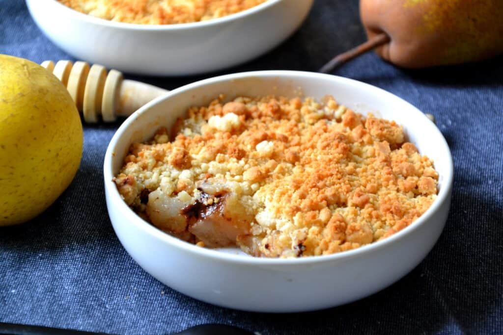 crumble aux pommes sans beurre