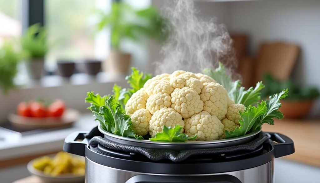 cuisson chou fleur cocotte minute