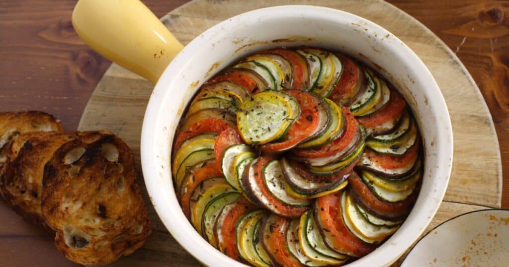tian de légumes à l'italienne