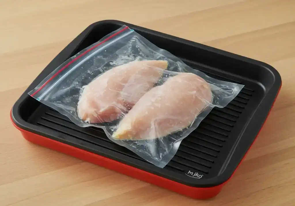 décongeler du poulet