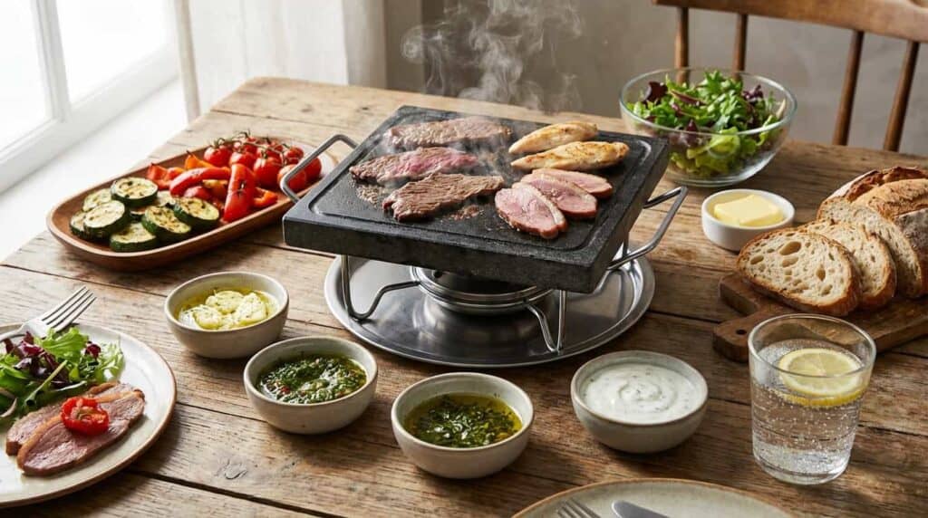 accompagnement pierrade