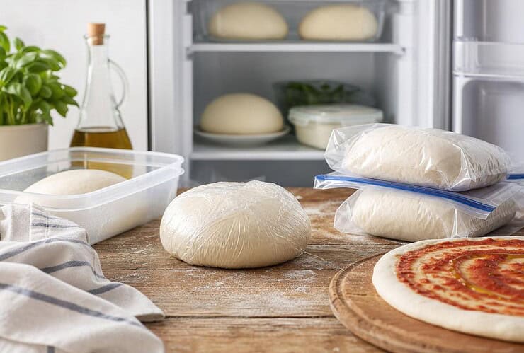 conserver pate pizza maison