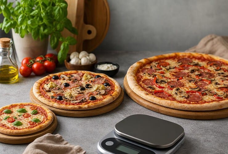 poids d'une pizza