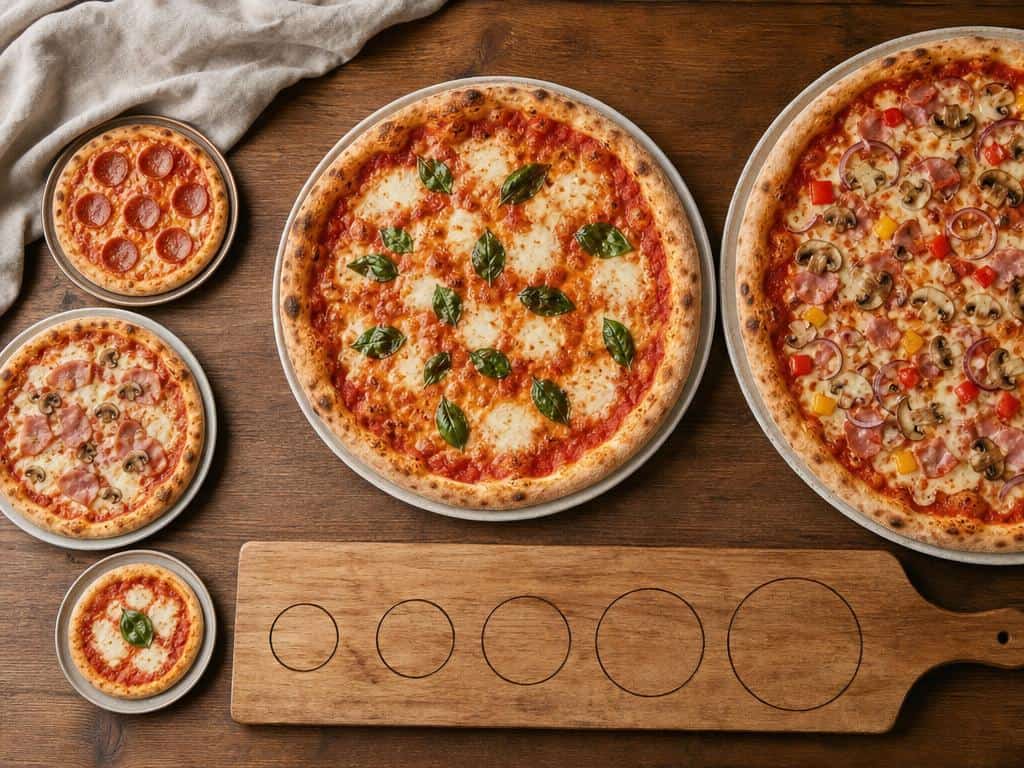 tailles pizza