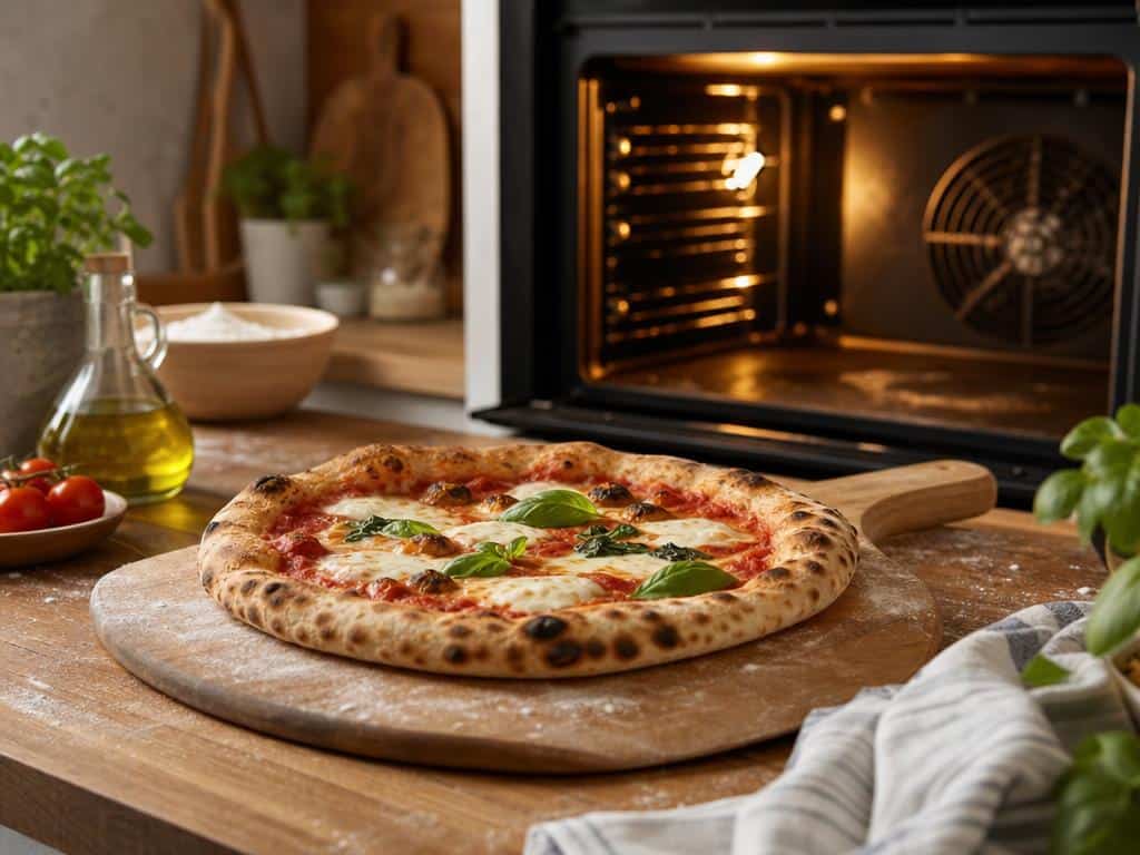 cuisson pizza maison four chaleur tournante