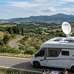 Parabole automatique camping-car