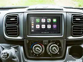 Montage autoradio sur Fiat Ducato camping-car