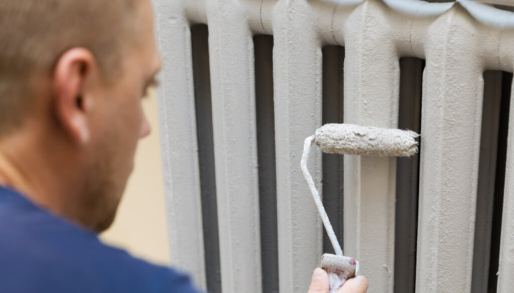 comment peindre un radiateur en fonte