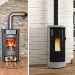 habillage mur derriere poele a bois