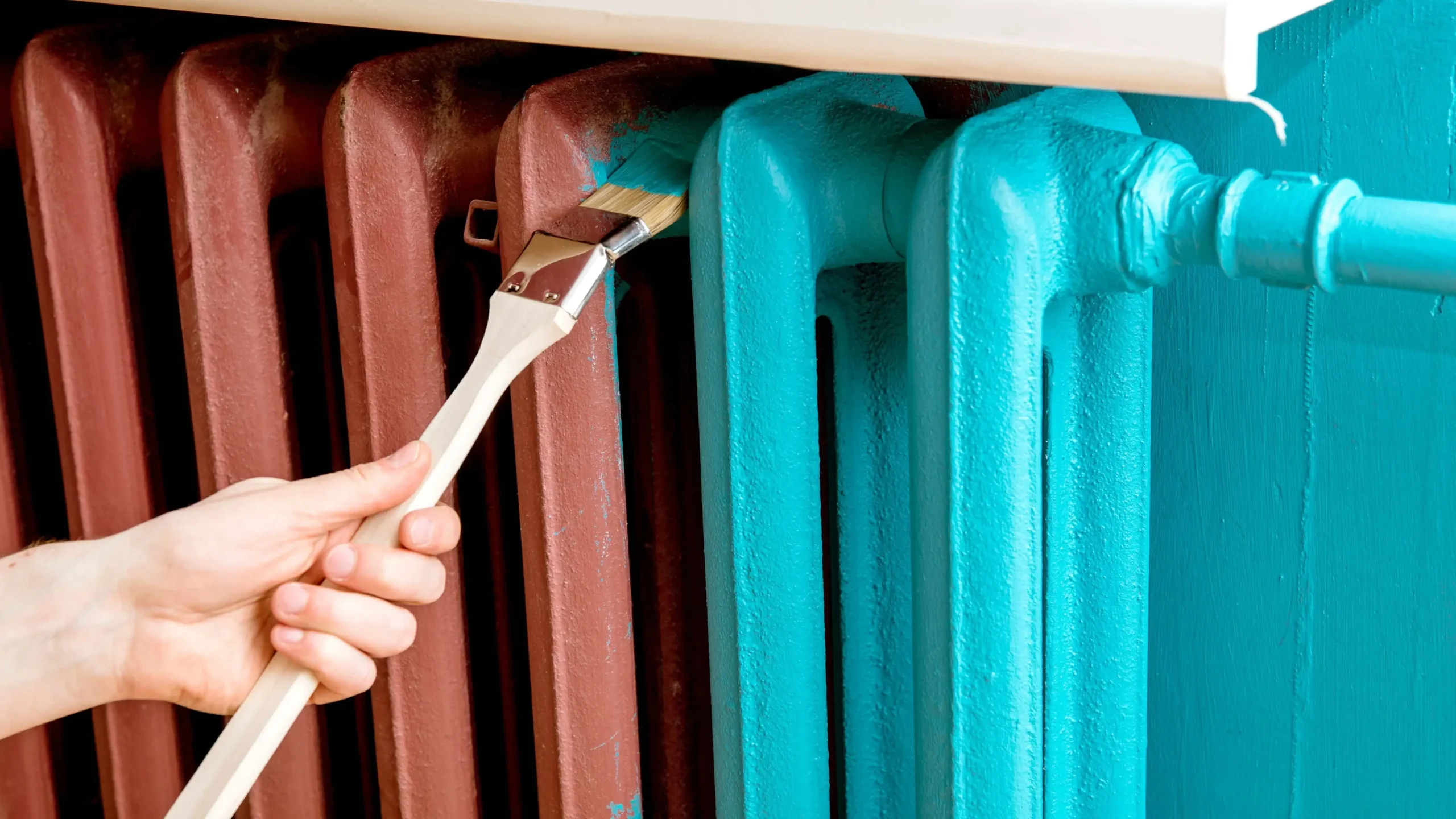 peindre un radiateur en fonte