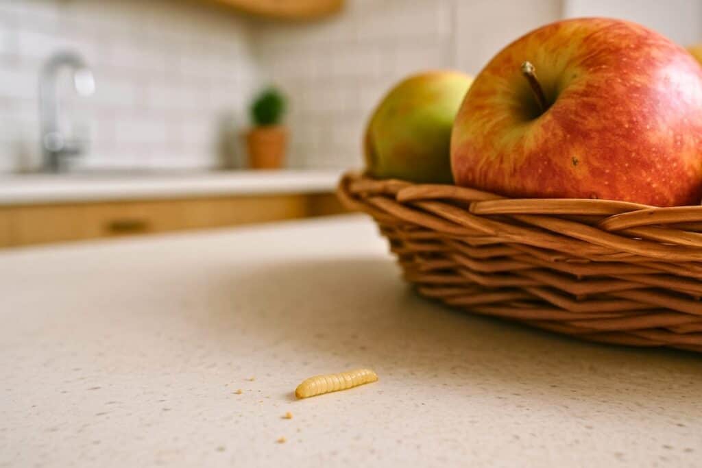 asticot dans la maison signification