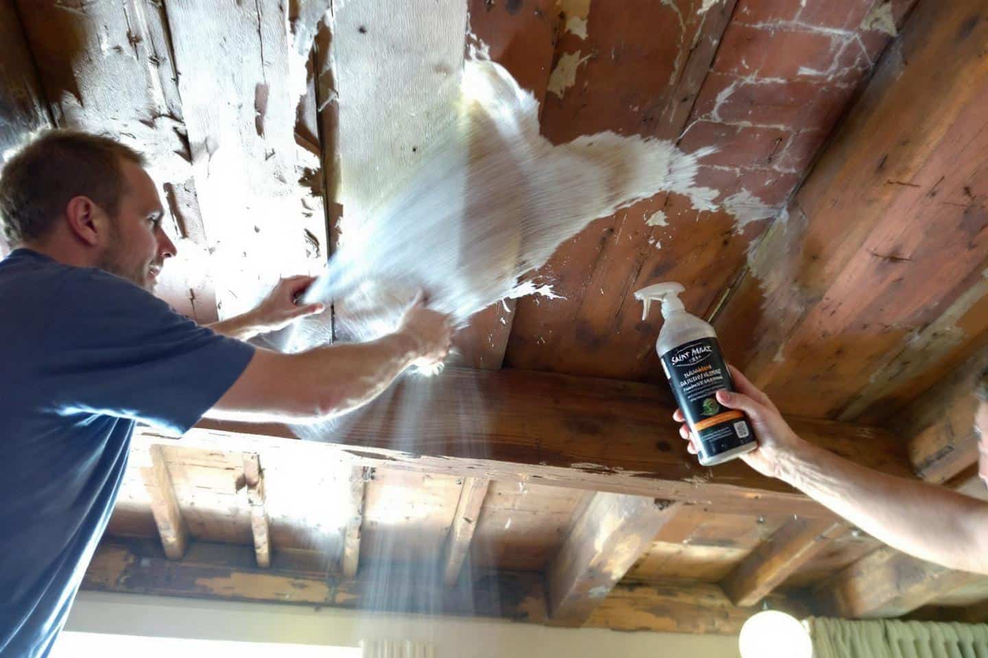 nettoyer des poutres au saint marc