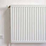 radiateur chaud en haut et froid en bas