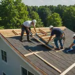 finition faitage toiture monopente