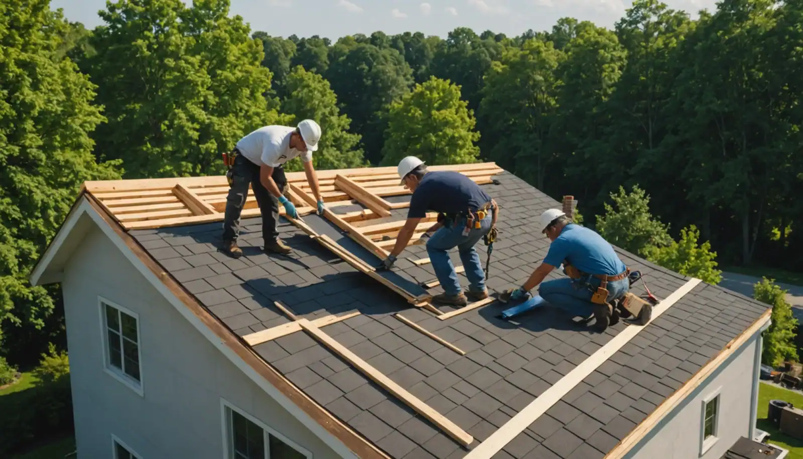 finition faitage toiture monopente