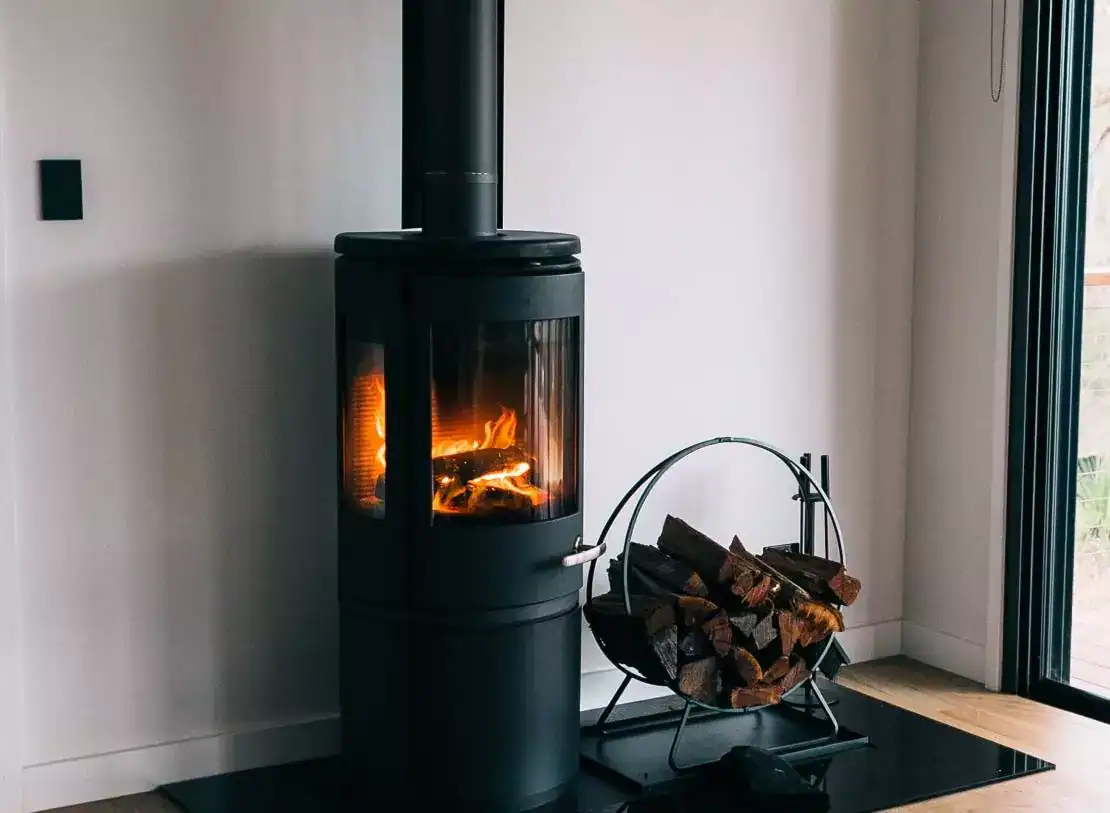 feu de cheminée tubage inox