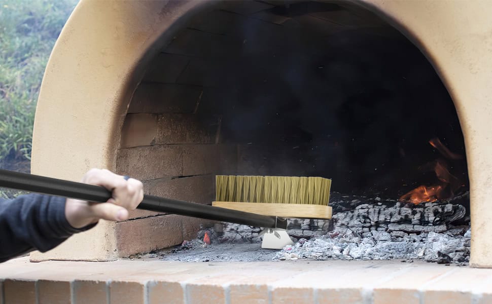 nettoyer cendres four a  pizza