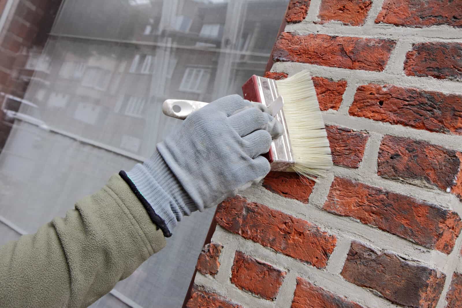 nettoyer des briques rouges