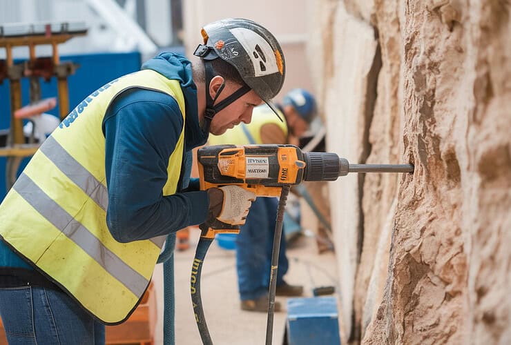 percer dans la pierre